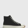 Men'S * | Shop Allsaints Blakely High Top Leather Trainers