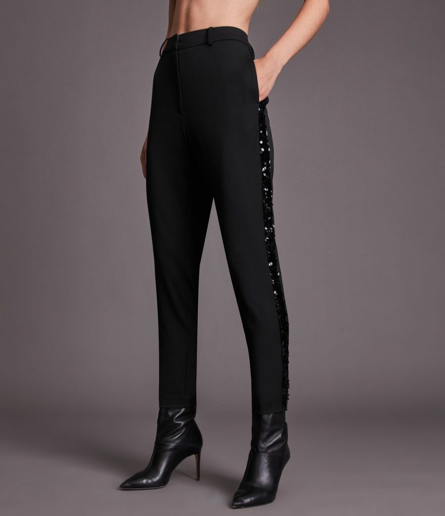 Women'S * | Allsaints Sale Sofia High-Rise Tapered Trousers