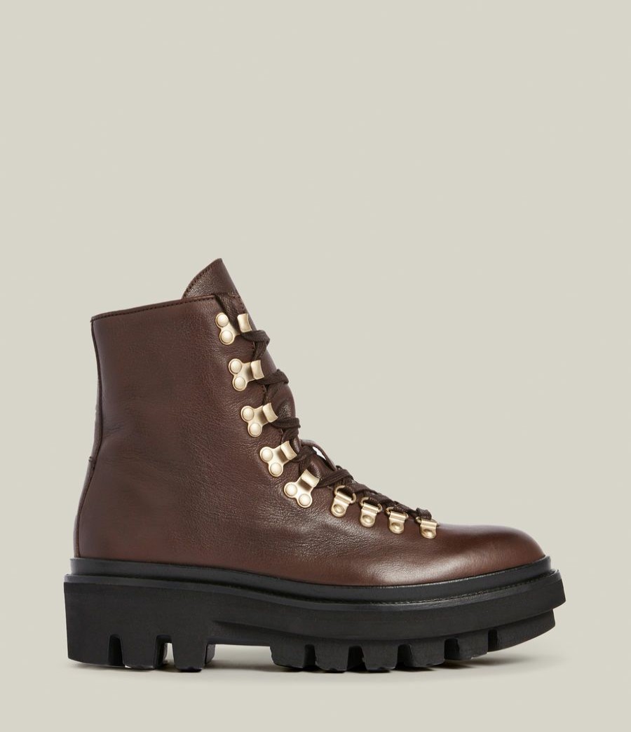 Women'S * | Shop Allsaints Wanda Leather Boots