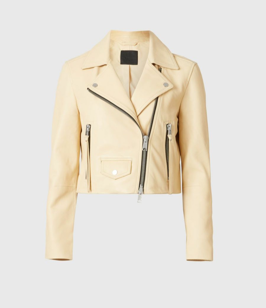 Women'S * | Allsaints Sale Elora Leather Biker Jacket