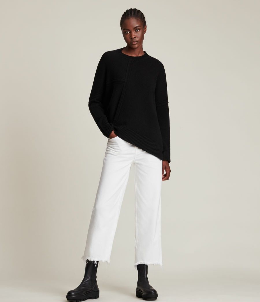 Women'S * | Allsaints Sale Lock Cashmere Jumper