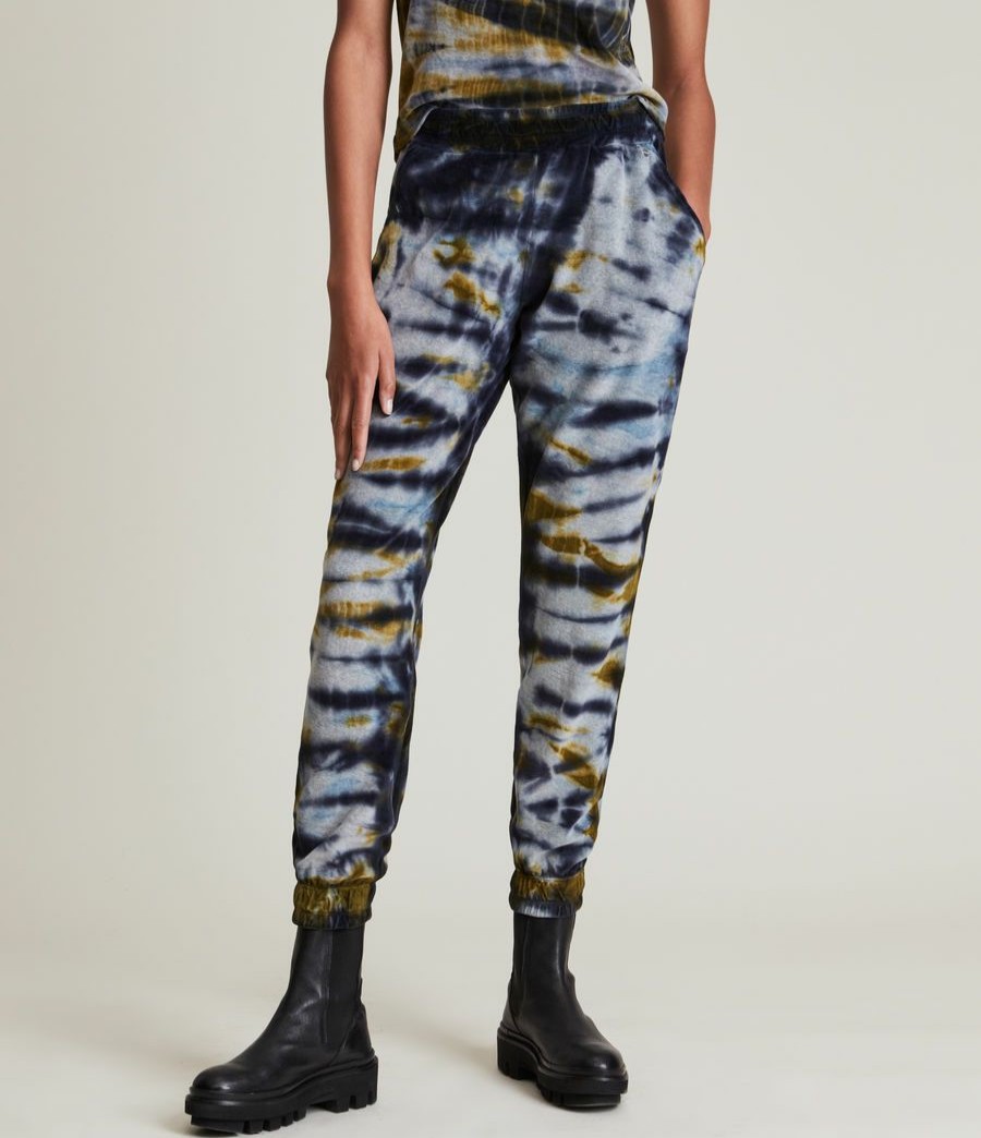 Women'S * | Allsaints Sale Pippa Tie Dye Cuffed Slim Sweatpants