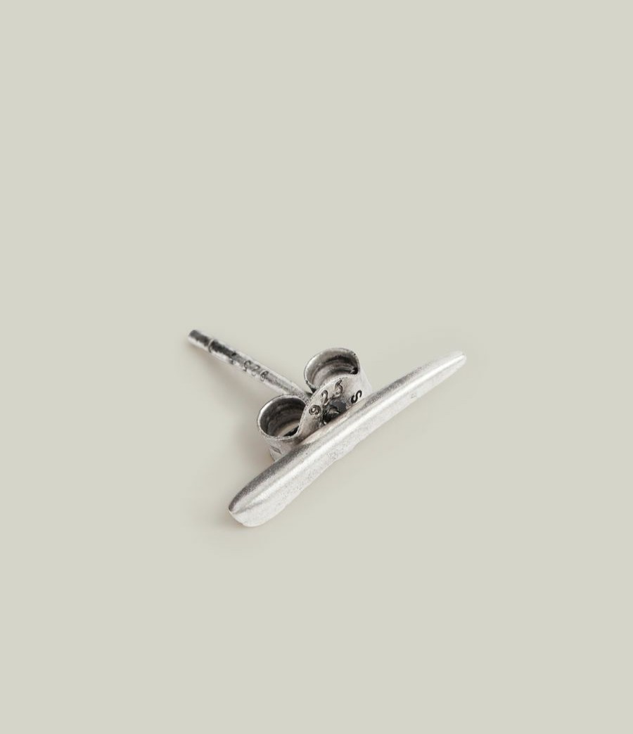 Men'S * | Shop Allsaints Buzz Sterling Silver Earrings