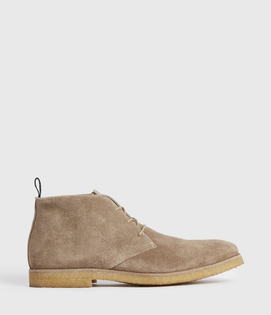 Men'S * | Shop Allsaints Luke Suede Boots