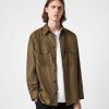 Men'S * | Shop Allsaints Division Military Shirt