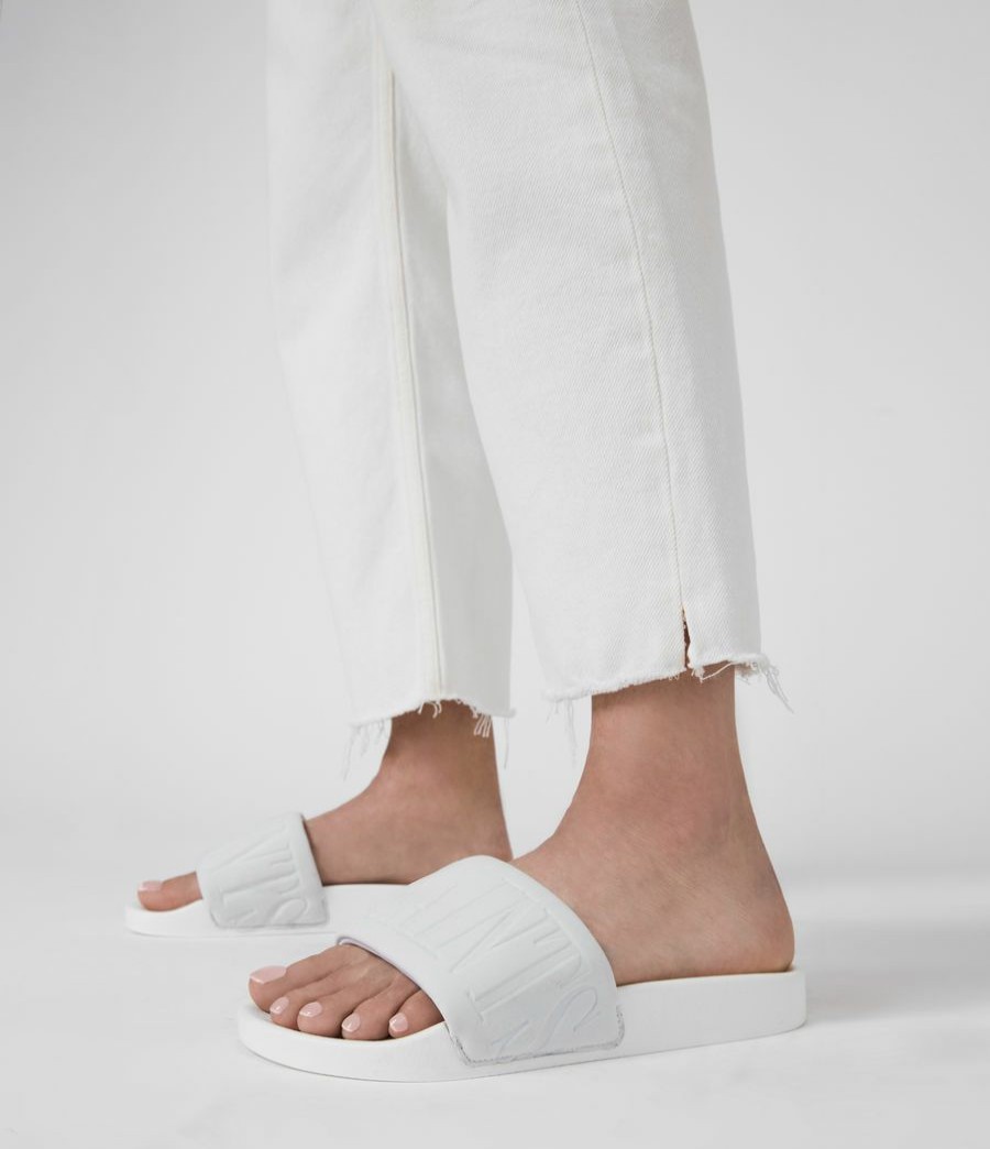 Women'S * | Shop Allsaints Signet Neoprene Sliders