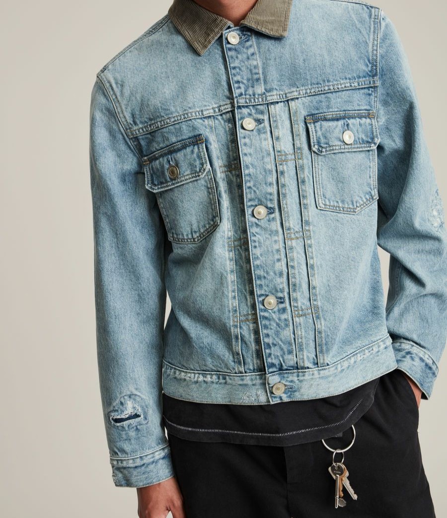 Men'S * | Shop Allsaints Mucker Denim Jacket