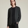 Men'S * | Shop Allsaints Mode Merino Open Cardigan