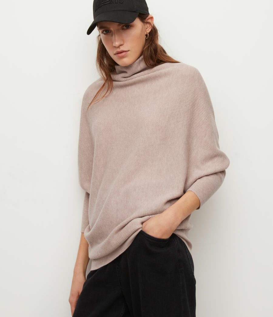 Women'S * | Allsaints Sale Ridley Cashmere-Wool Blend Jumper