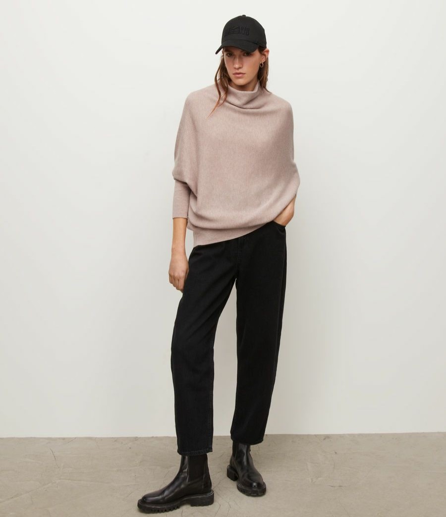 Women'S * | Allsaints Sale Ridley Cashmere-Wool Blend Jumper