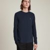 Men'S * | Shop Allsaints Brace Long Sleeve Crew T-Shirt