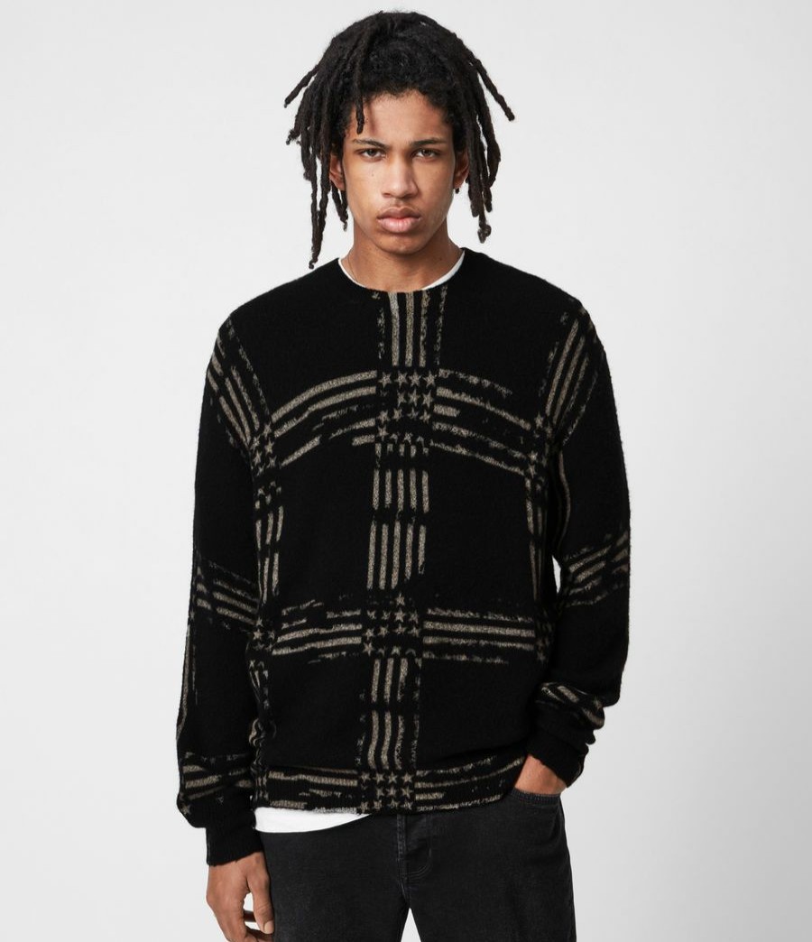 Men'S * | Shop Allsaints Union Crew Jumper