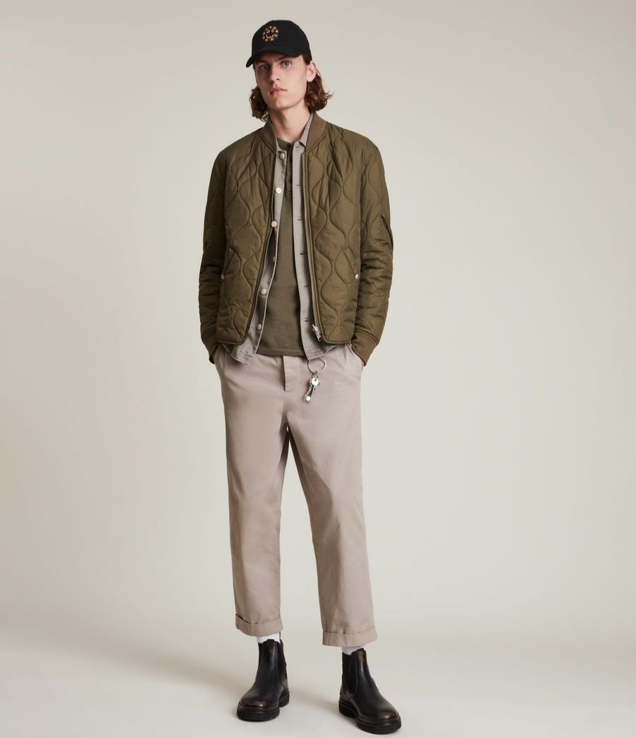 Men'S * | Shop Allsaints Caldy Reversible Jacket