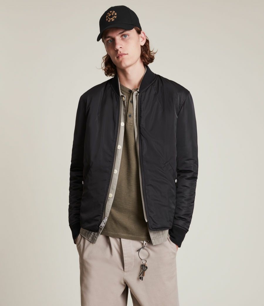 Men'S * | Shop Allsaints Caldy Reversible Jacket