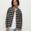 Men'S * | Shop Allsaints Makano Check Embroidered Shirt