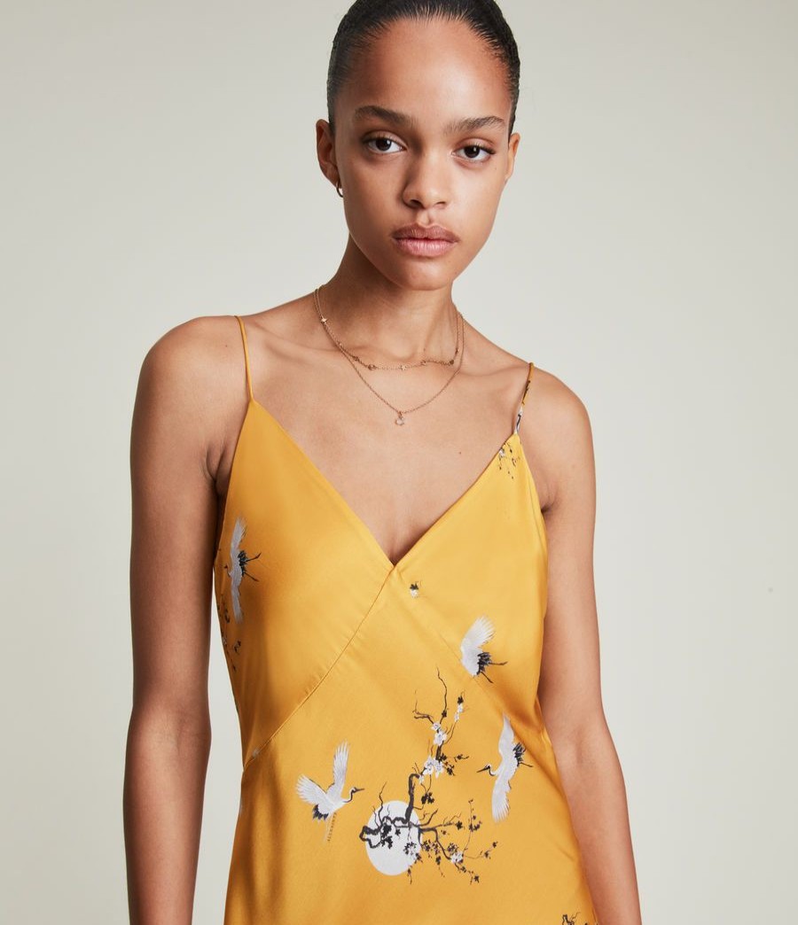 Women'S * | Allsaints Sale Melody Aurora Silk Blend Dress