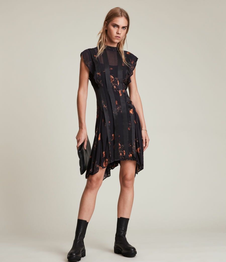 Women'S * | Allsaints Sale Fleur Aurora Dress