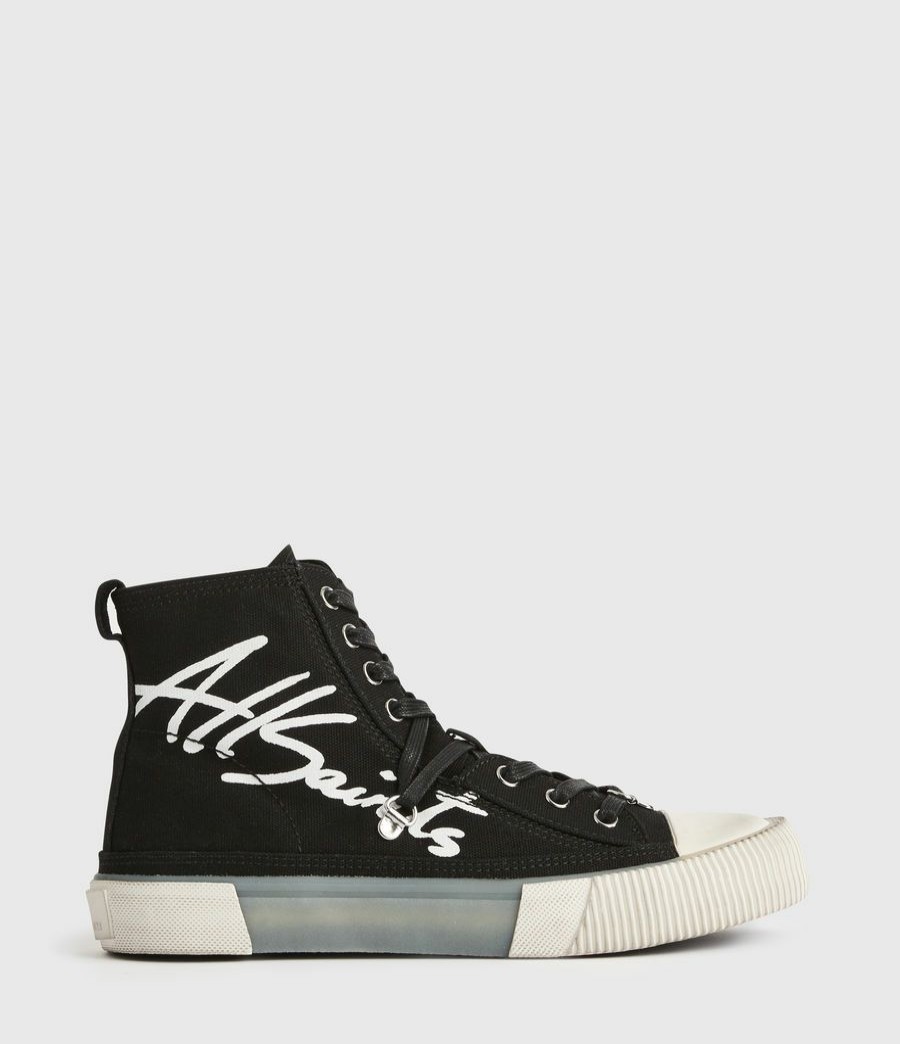 Women'S * | Shop Allsaints Elena Signature High Top Trainers