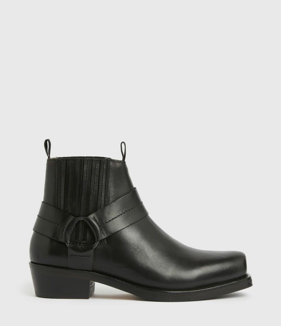 Men'S * | Shop Allsaints Abbot Leather Boots