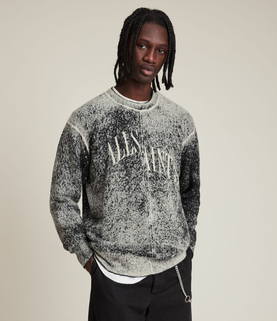 Men'S * | Shop Allsaints Drop Saints Crew Jumper