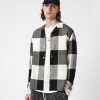 Men'S * | Shop Allsaints Lausanne Cotton-Linen Check Shirt