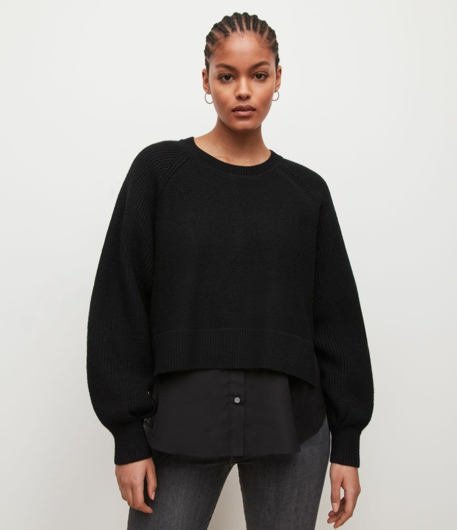 Women'S * | Allsaints Sale Cori Shirt Jumper