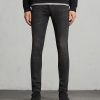 Men'S * | Shop Allsaints Print Cigarette Skinny Jeans