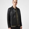 Men'S * | Shop Allsaints Timo Leather Jacket