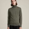 Men'S * | Shop Allsaints Mode Merino Roll Neck Jumper