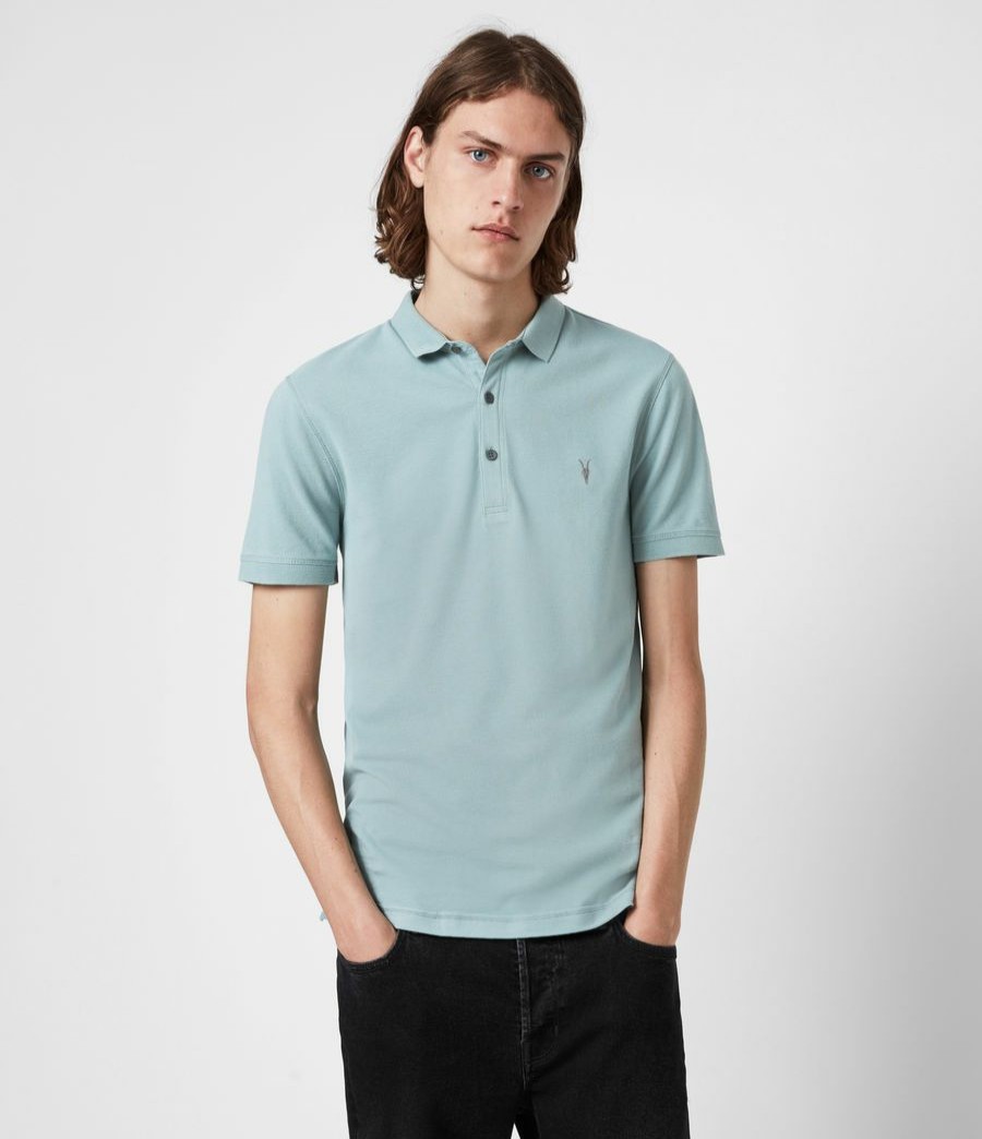 Men'S * | Shop Allsaints Reform Short Sleeve Polo Shirt