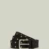 Men'S * | Shop Allsaints Trent Leather Belt