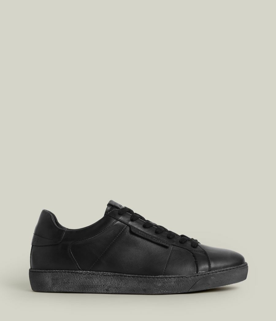 Men'S * | Shop Allsaints Sheer Low Top Leather Trainers