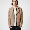 Men'S * | Shop Allsaints Milo Leather Biker Jacket