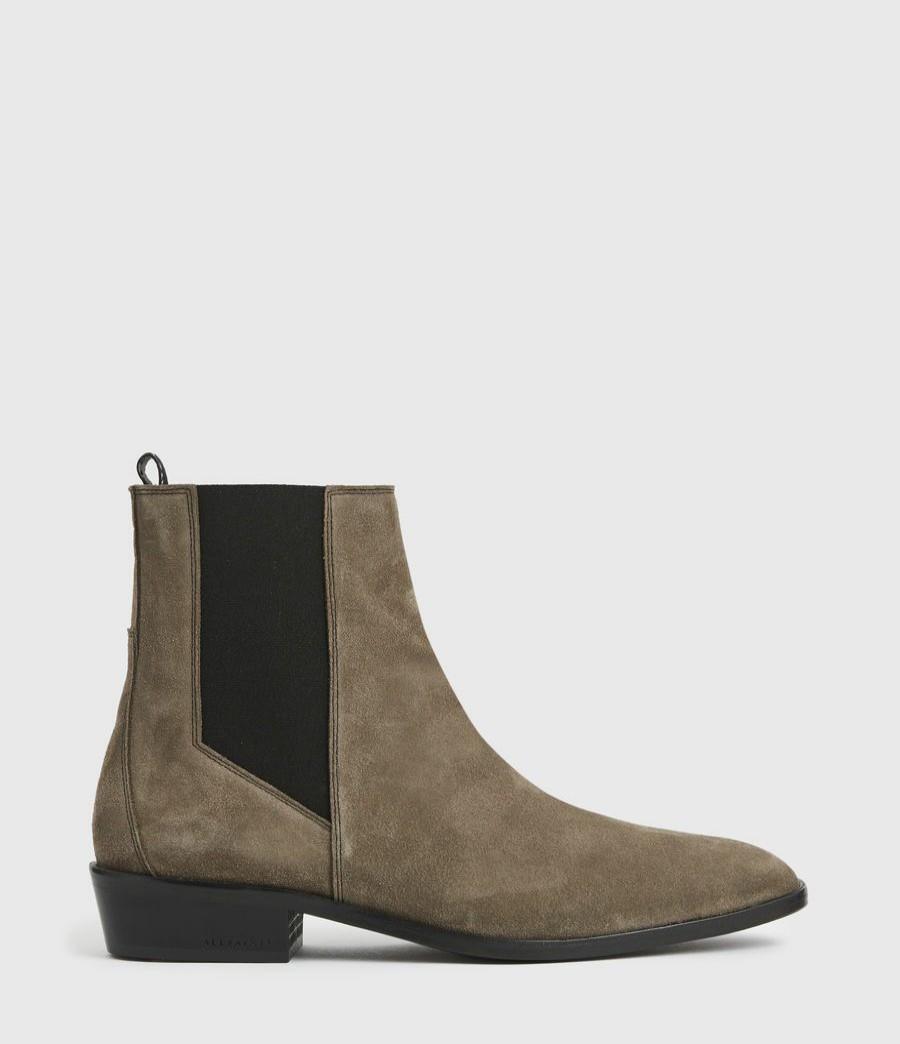 Men'S * | Shop Allsaints Markus Suede Boots