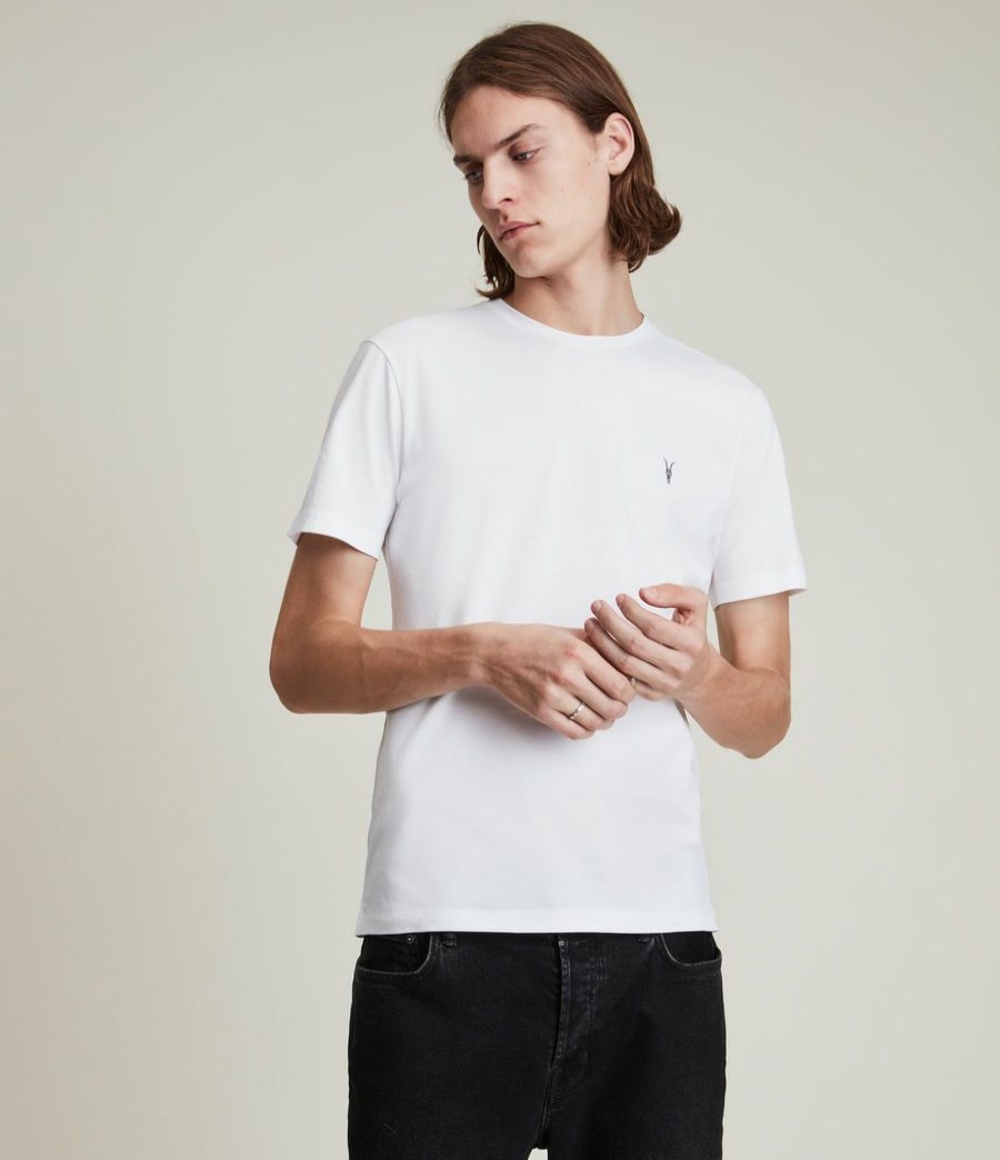 Men'S * | Shop Allsaints Brace Crew 3 Pack T-Shirts