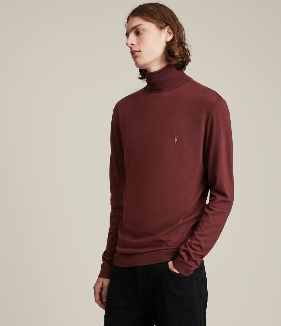 Men'S * | Shop Allsaints Parlour Roll Neck Top