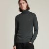 Men'S * | Shop Allsaints Mode Merino Roll Neck Jumper