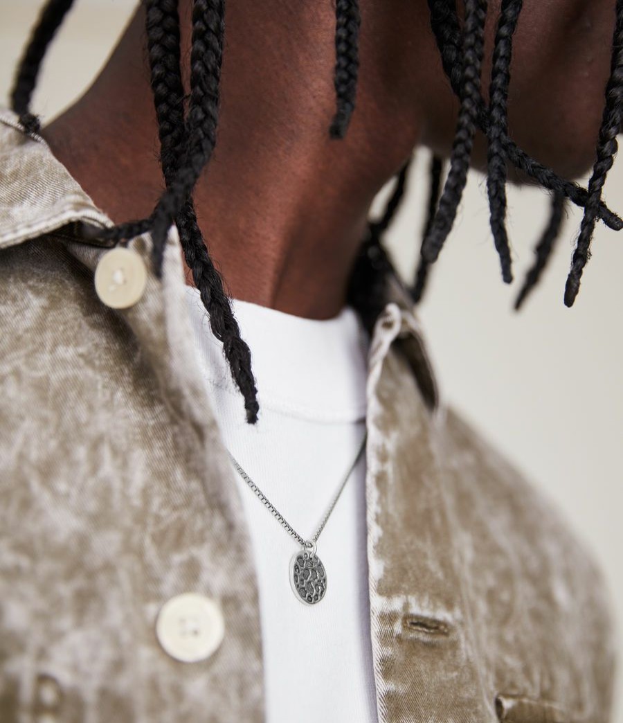 Men'S * | Shop Allsaints Zane Sterling Silver Necklace