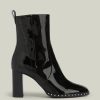 Women'S * | Shop Allsaints Marlie Patent Leather Boots