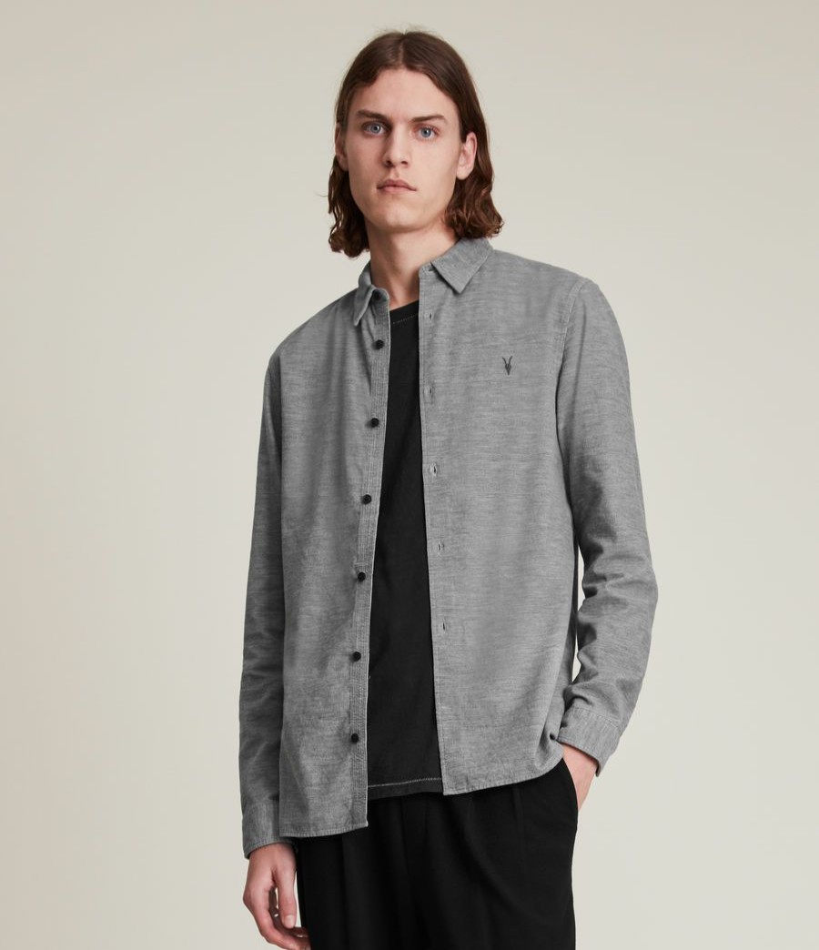 Men'S * | Shop Allsaints Lorella Ramskull Shirt