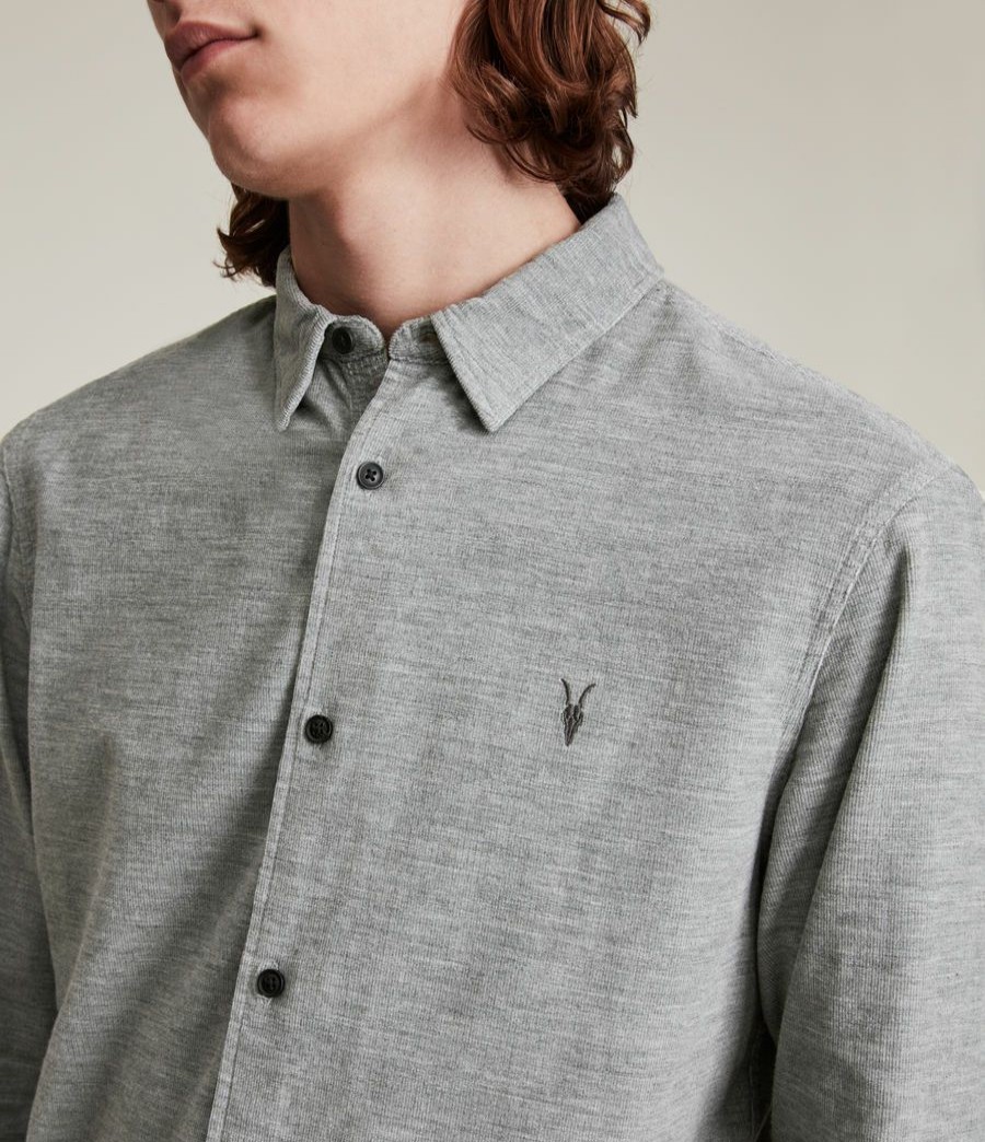 Men'S * | Shop Allsaints Lorella Ramskull Shirt