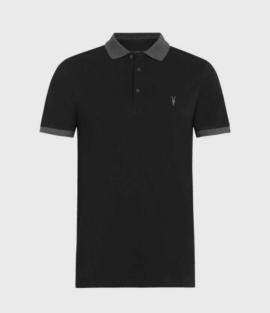 Men'S * | Shop Allsaints Orlando Short Sleeve Polo Shirt