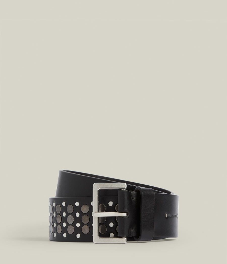 Women'S * | Shop Allsaints Clara Leather Belt