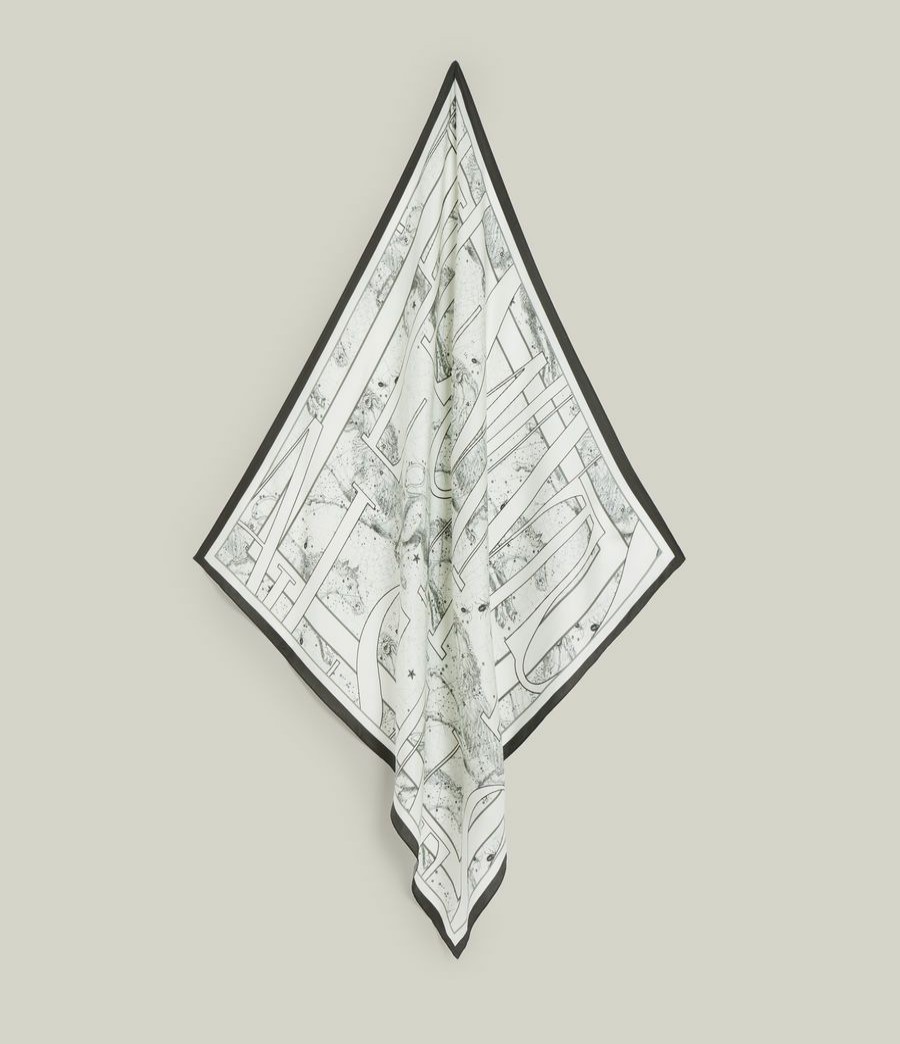 Women'S * | Shop Allsaints Astraeus Square Silk Scarf