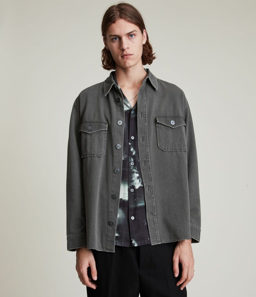 Men'S * | Shop Allsaints Drobak Shirt