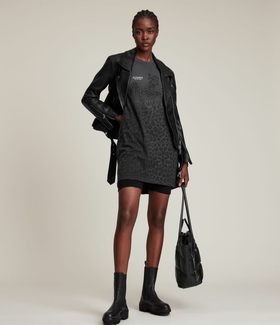 Women'S * | Allsaints Sale Lep T-Shirt Dress