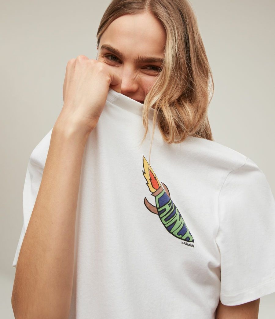 Men'S * | Sale Allsaints X Launch Foods Unisex Charity T-Shirt