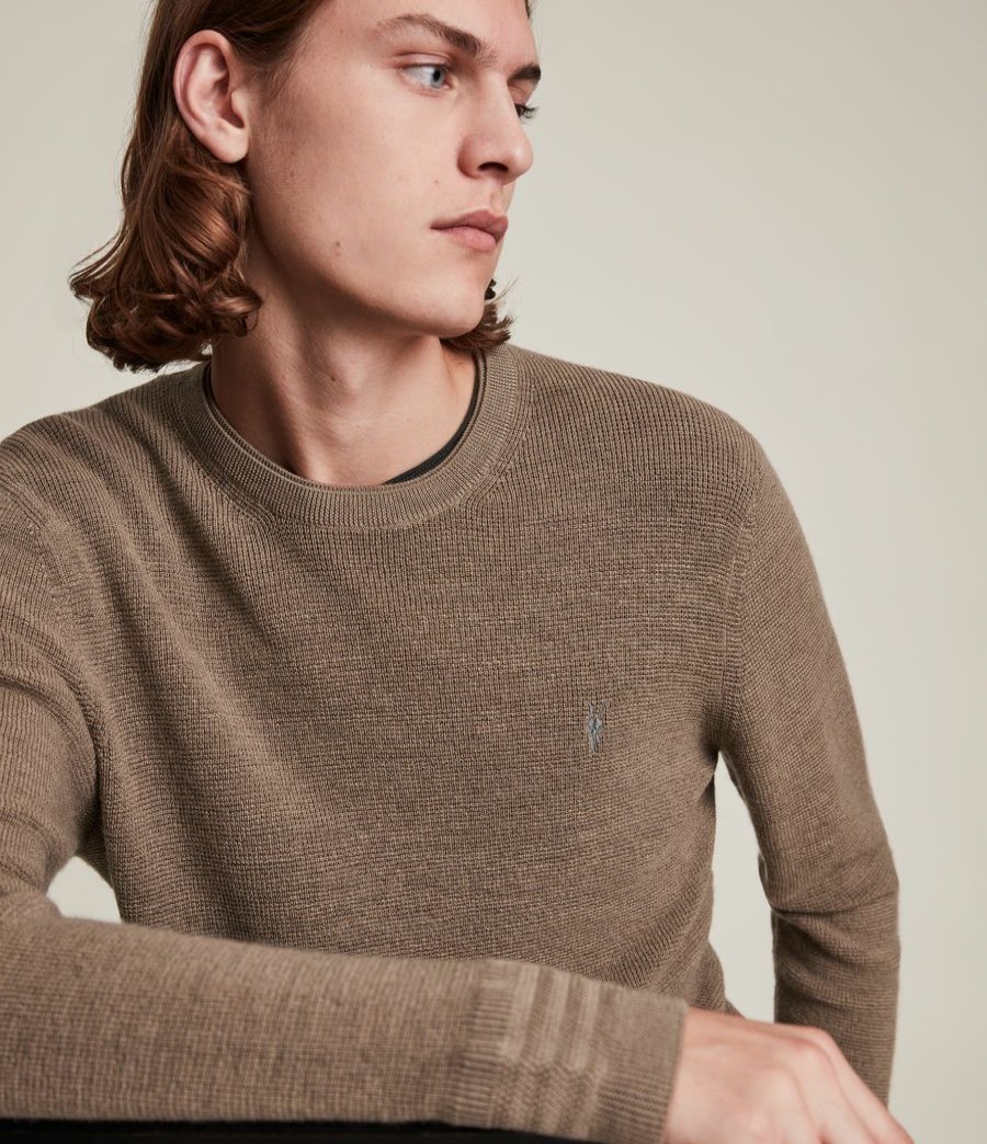 Men'S * | Shop Allsaints Ivar Merino Crew Jumper