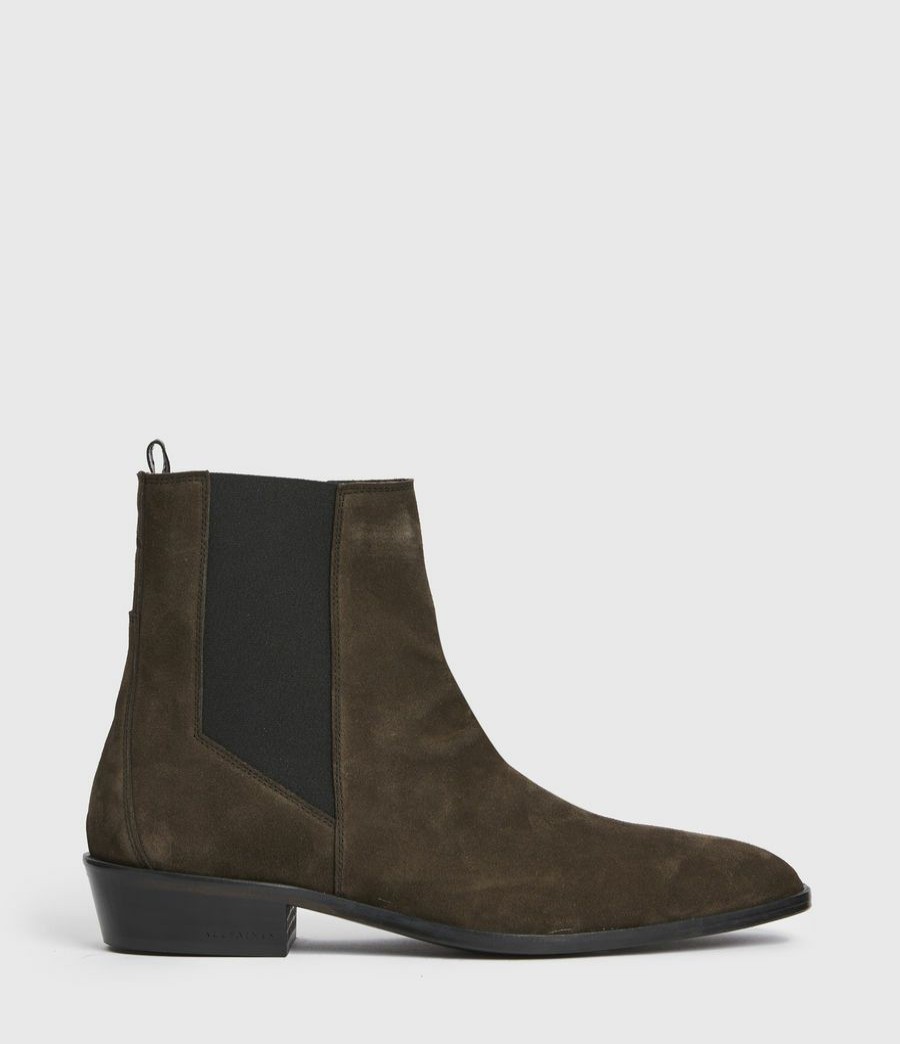 Men'S * | Shop Allsaints Markus Suede Boots