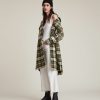 Women'S * | Allsaints Sale Tia Check Coat